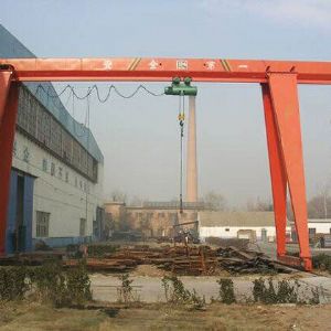 MH型3-16噸電動葫蘆單梁門式起重機(jī)(箱體形狀)